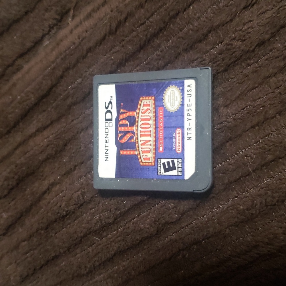Nintendo DS I Spy Fun House game